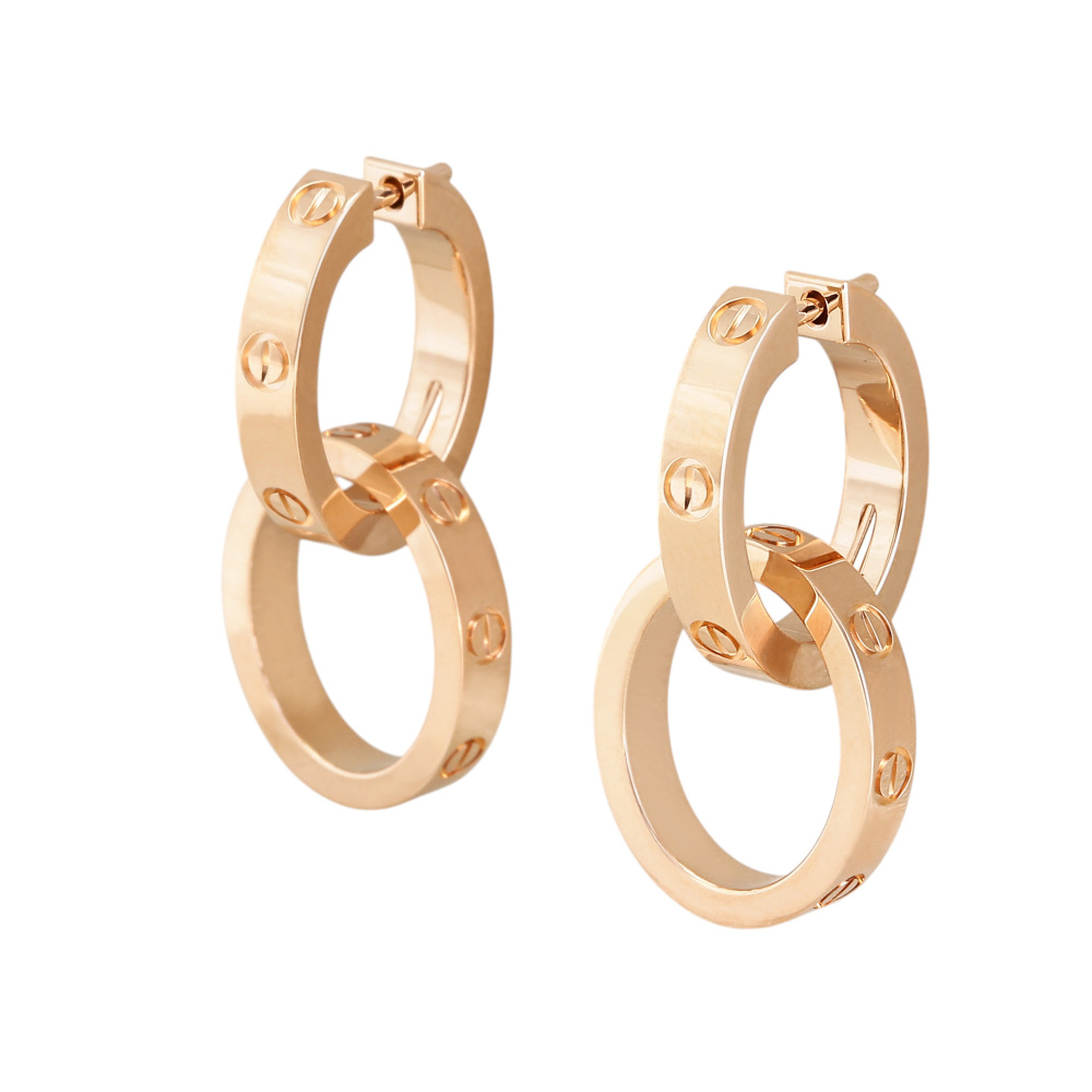 中古] カルティエ ラブ B8301498 ピアス J430693 | ジュエリーのゆきざき