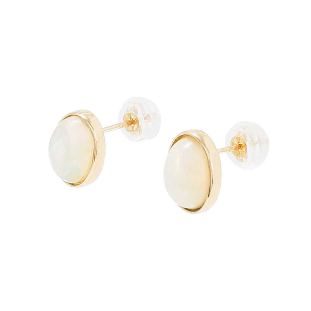 K18イエローゴールド オパール ピアス J431935 | ユキザキセレクト