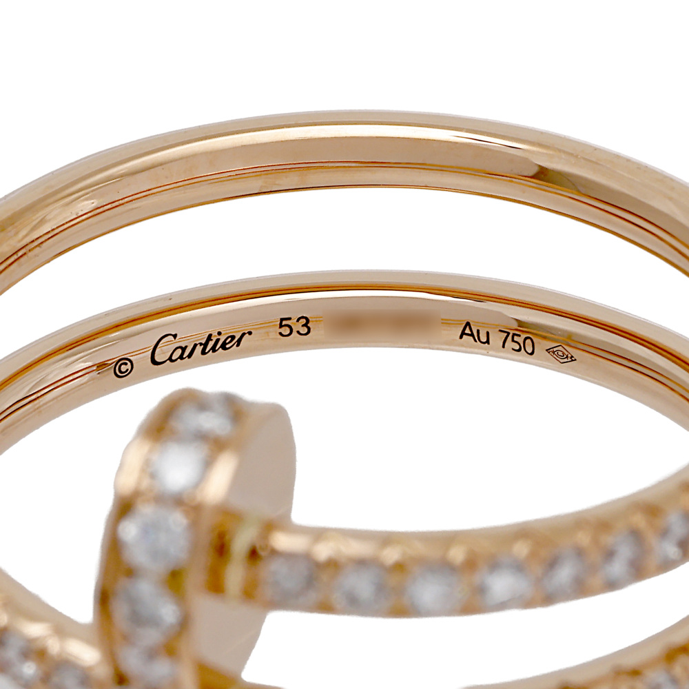 Cartier ジュストアンクルリング 中古] カルティエ ジュストアンクル ダブル B4210900 リング J432292