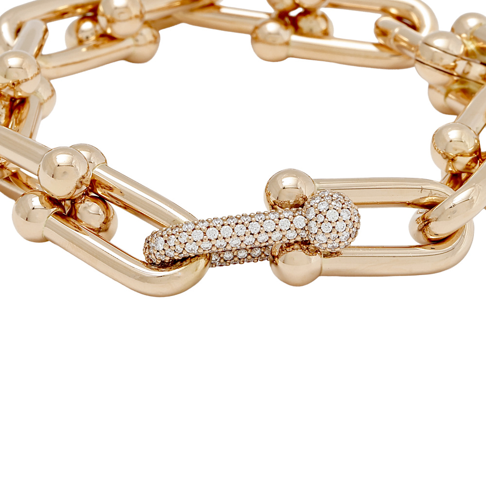 USED] Tiffany hardware large link large J433652 bracelet J433652