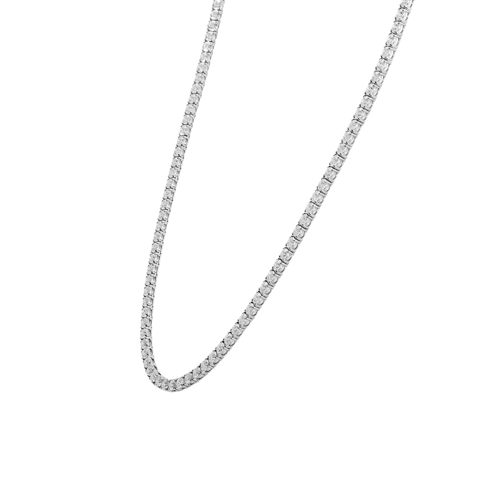 プラチナ900 プラチナ850 ダイヤモンド テニス ネックレス J436497