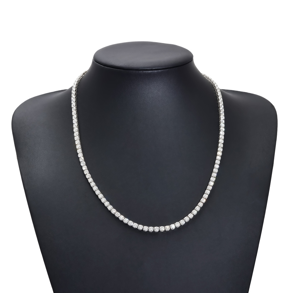 プラチナ900 プラチナ850 ダイヤモンド テニス ネックレス J436497