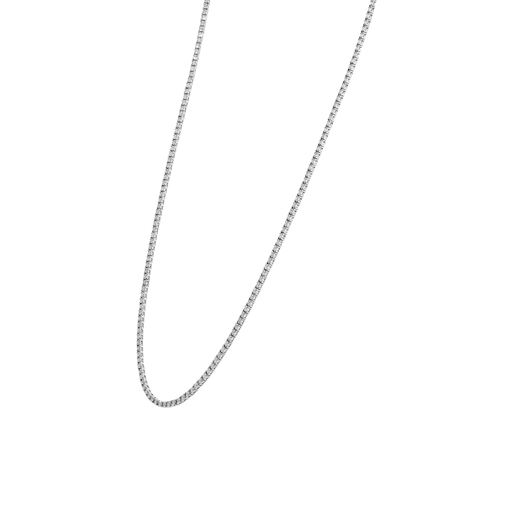 プラチナ900 プラチナ850 ダイヤモンド テニス ネックレス J436502