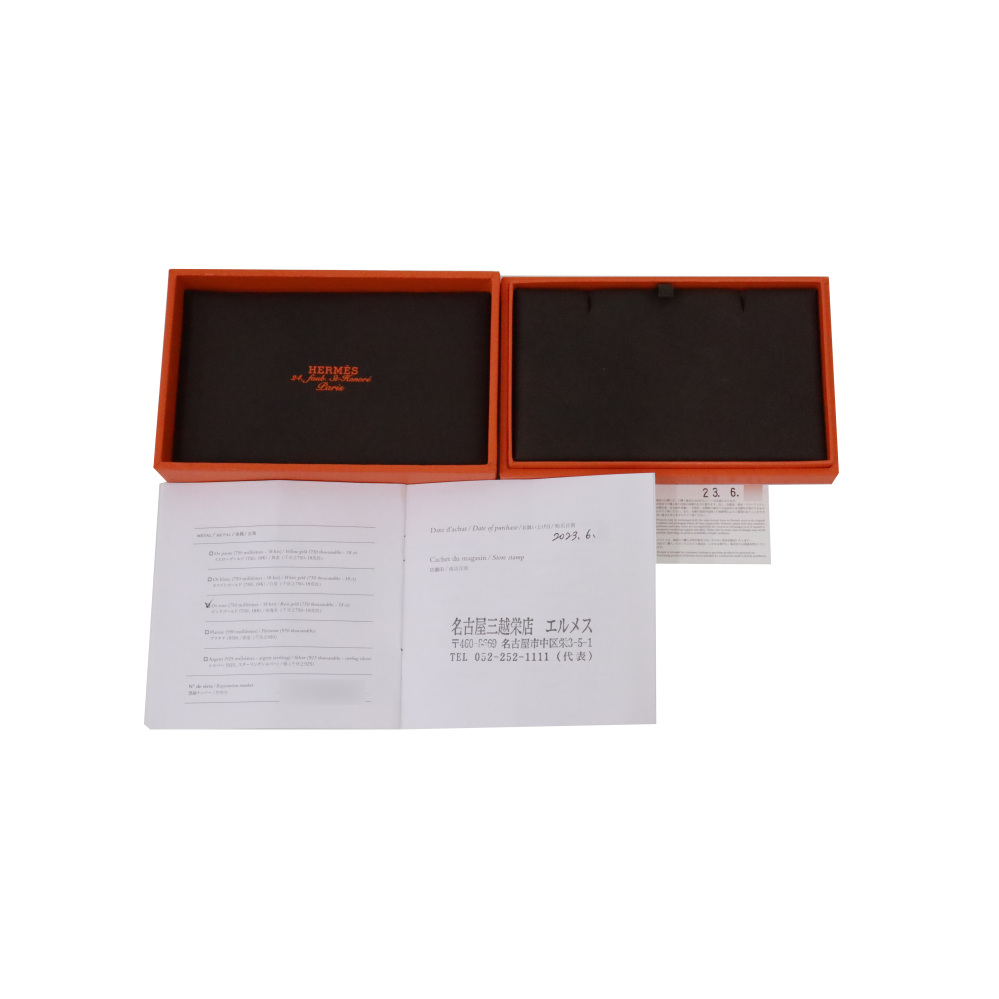 中古] エルメス エシャペ PM H105117B00 ピアス J437090 | ジュエリー