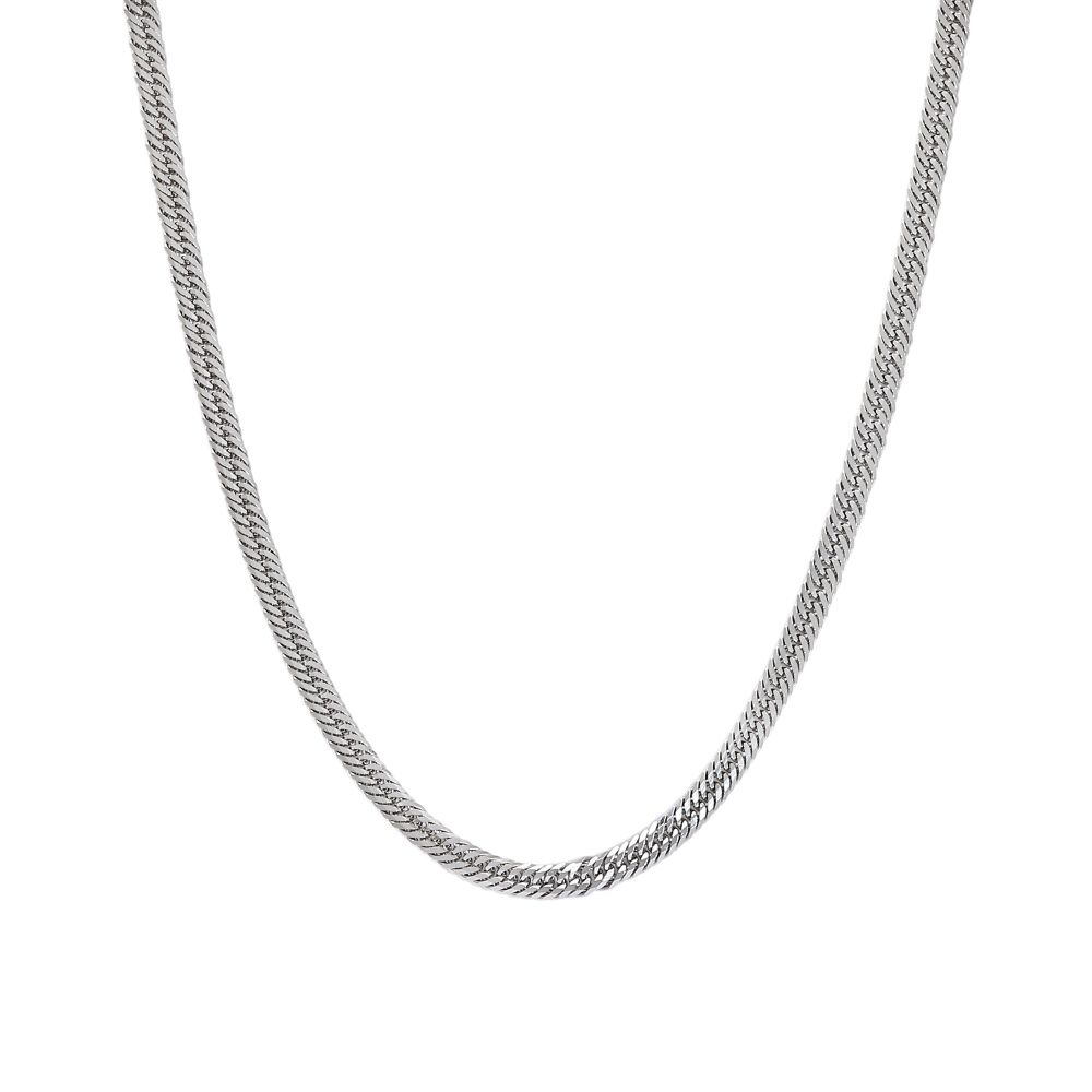 プラチナ850 喜平 ネックレス トリプル12面 約50cm 約16.25g J437233