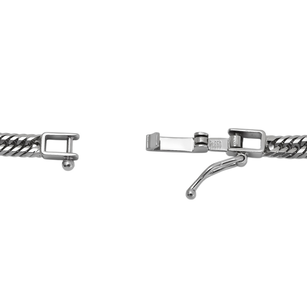 プラチナ850 喜平 ネックレス トリプル12面 約50cm 約16.22g J437237