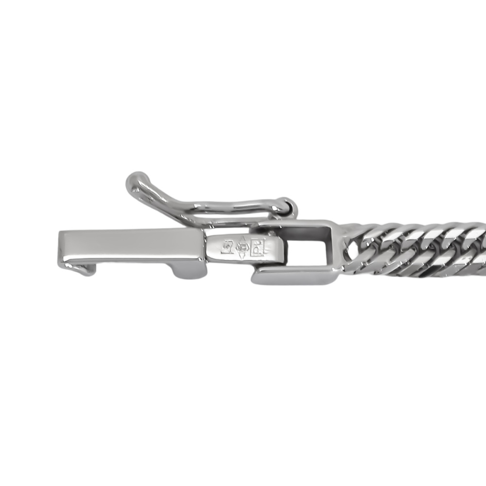 プラチナ850 喜平 ネックレス トリプル12面 約60cm 約19.51g J437255