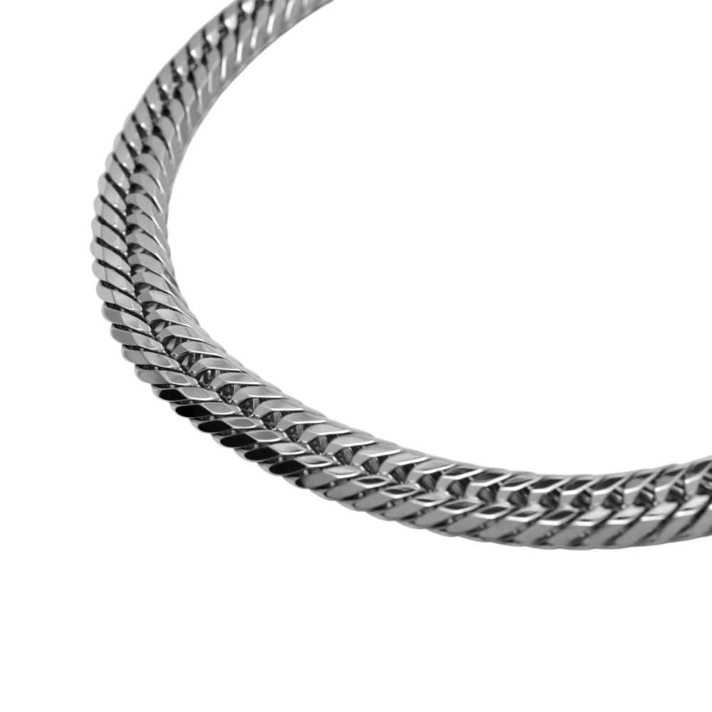 プラチナ850 喜平 ブレスレット トリプル12面 約18cm 約19.98g J438000