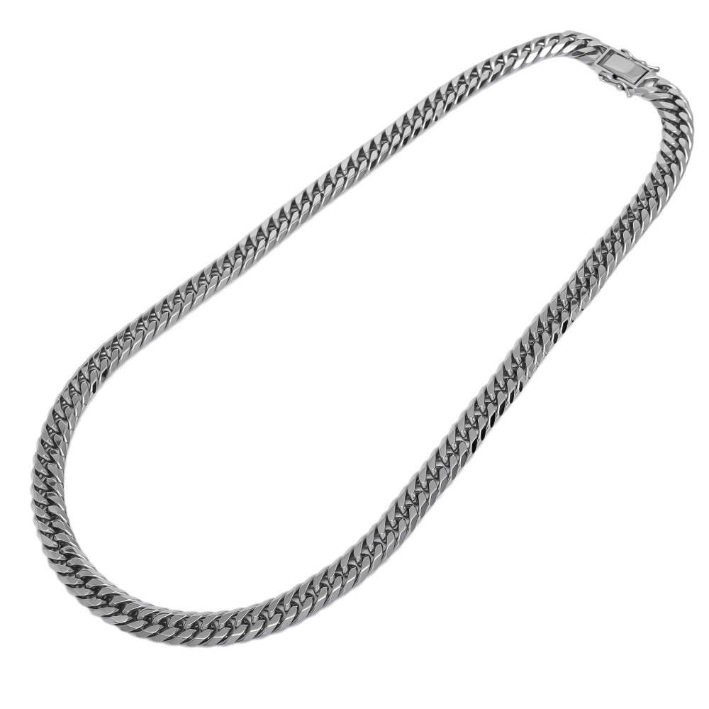 プラチナ850 喜平 ネックレス ダブル6面 約50cm 約153.5g J438253