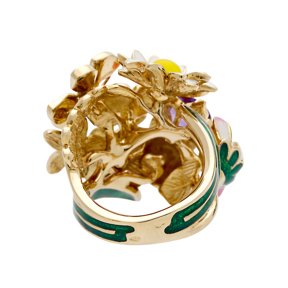 中古] ディオール ディオレット アメシスト 花 テントウムシ J440222