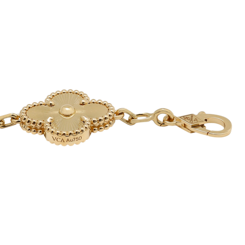 ヴァン クリーフ＆アーペル (Van Cleef & Arpels)ブレスレット 中古] ヴァンクリーフ&アーペル ヴィンテージアルハンブラ VCARP4KN00