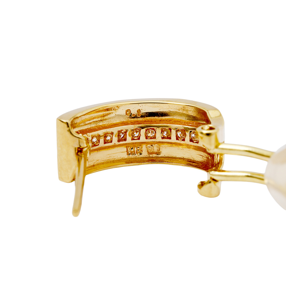 mederu jewelry イエローゴールド+ダイヤモンドピアス mederu jewelry イエローゴールド+ダイヤモンドピアス mederu jewelry