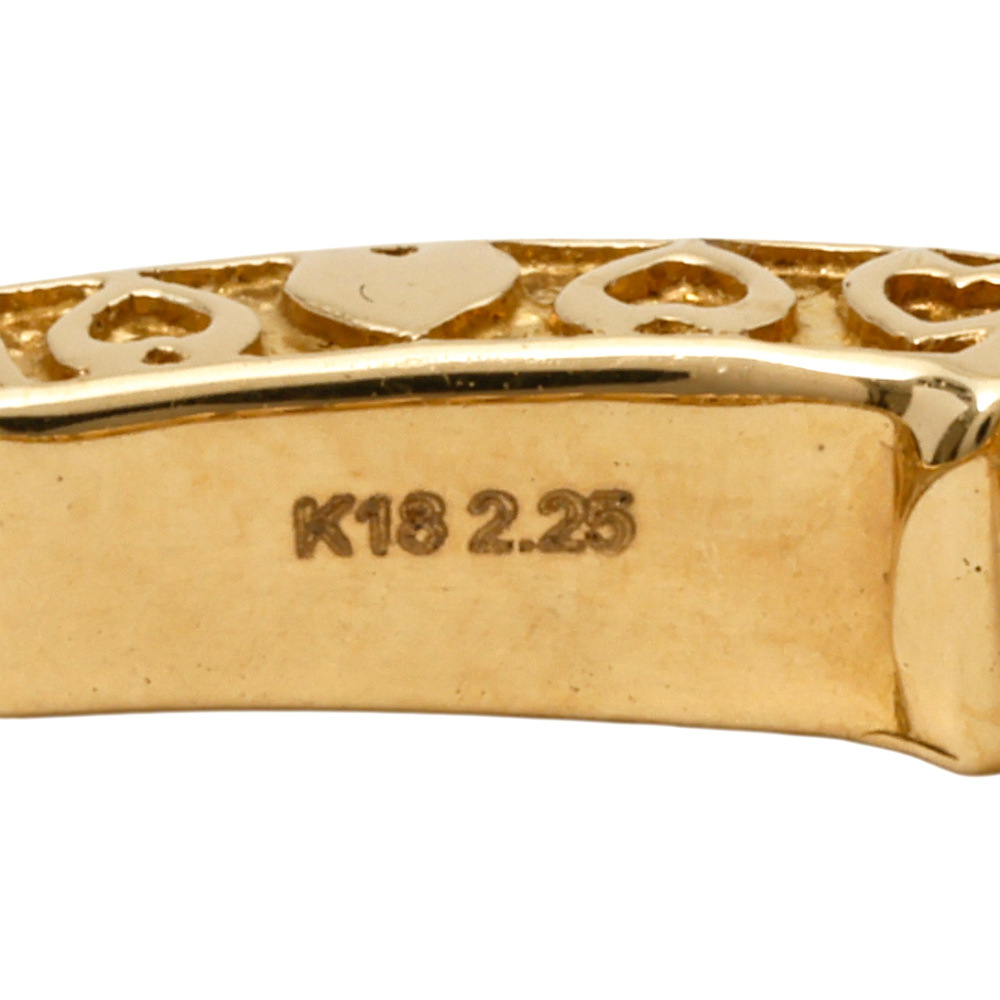 K18イエローゴールド ダイヤモンド ピアス J445423 | ユキザキセレクト