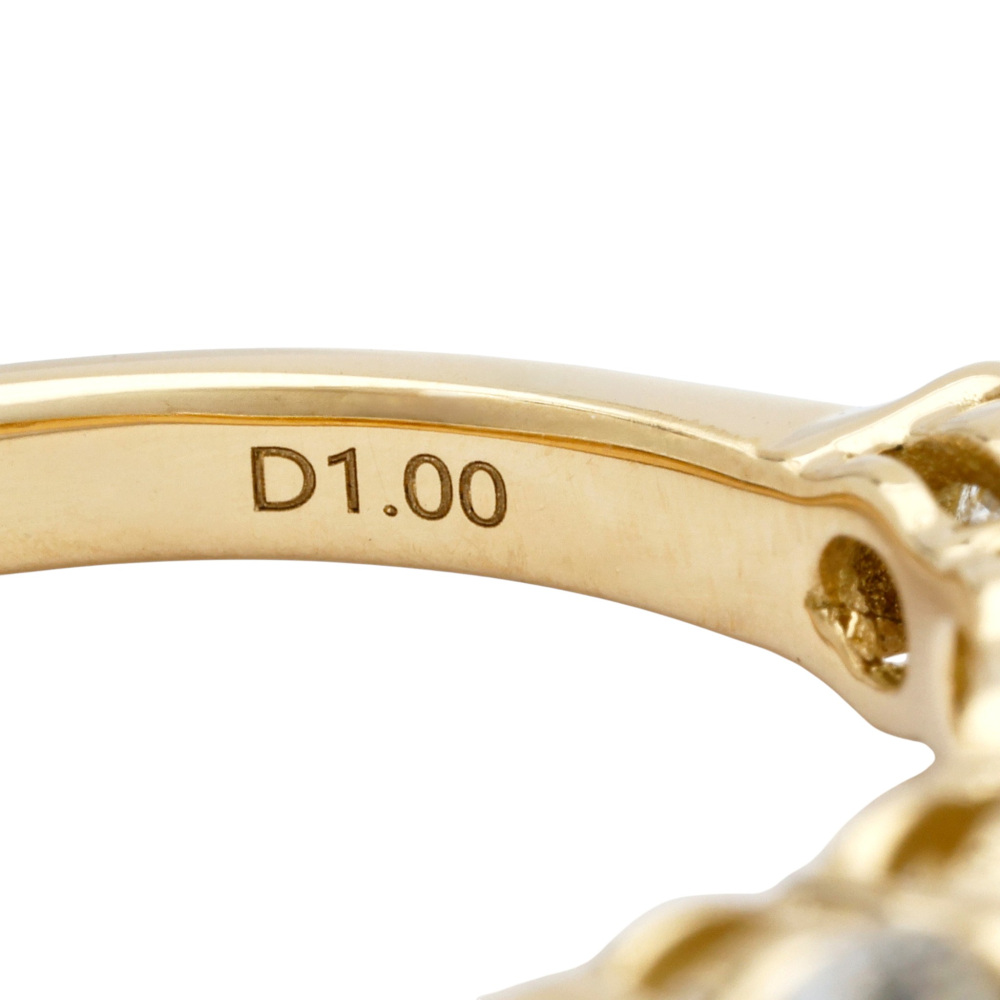 r*i様 #8380 K18 ダイヤ 特別功労賞 セット JSU 舵輪モチーフ K18イエローゴールド ダイヤモンド リング J445491 | ユキザキセレクト