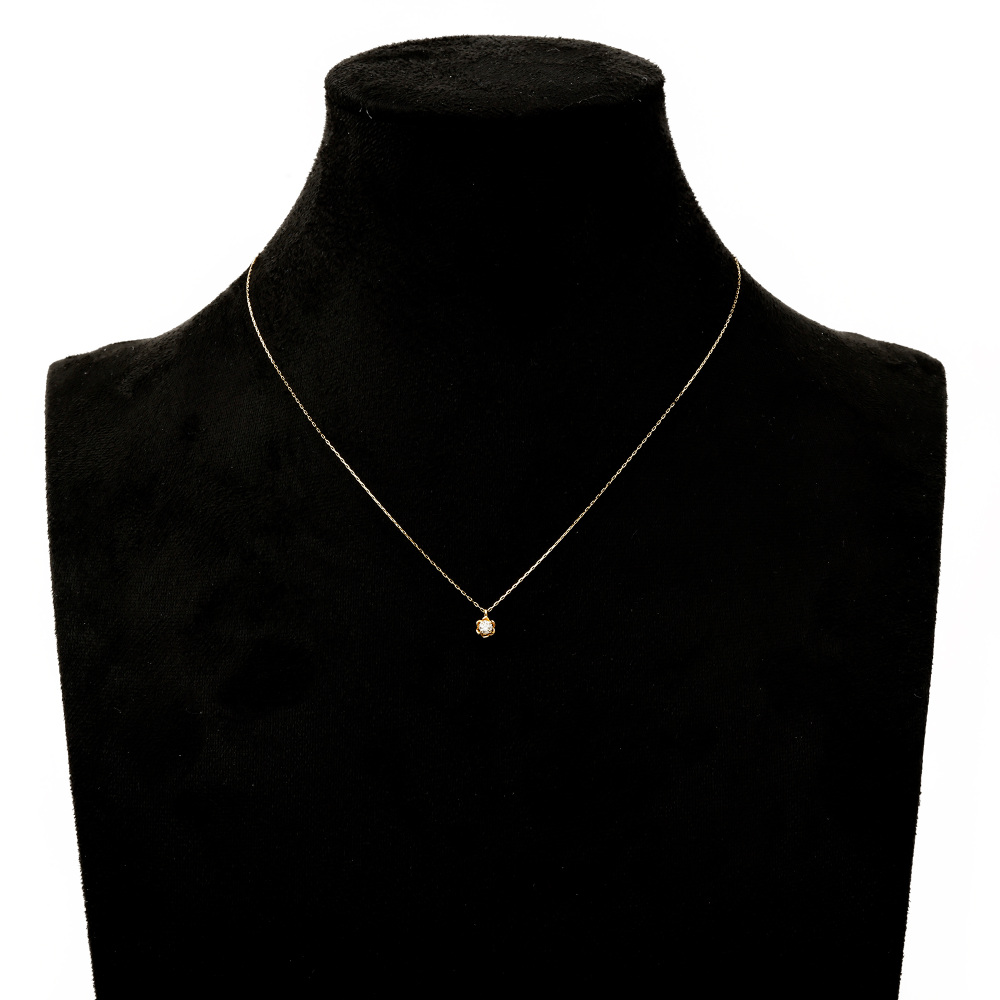 定価60万円 ダイヤ1ct ゆきざき K18 ネックレス ペンダント K18イエローゴールド ダイヤモンド ネックレス【Web限定】 J446608