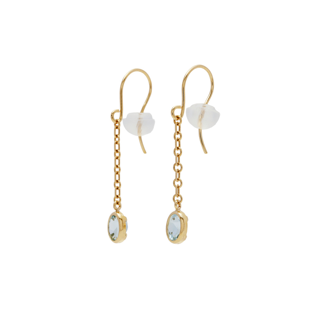 K18イエローゴールド アクアマリン ピアス【Web限定】 J446883 | ユキ