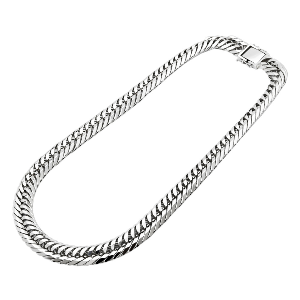 プラチナ850 喜平 ネックレス トリプル12面 約55cm 約373.29g J447075