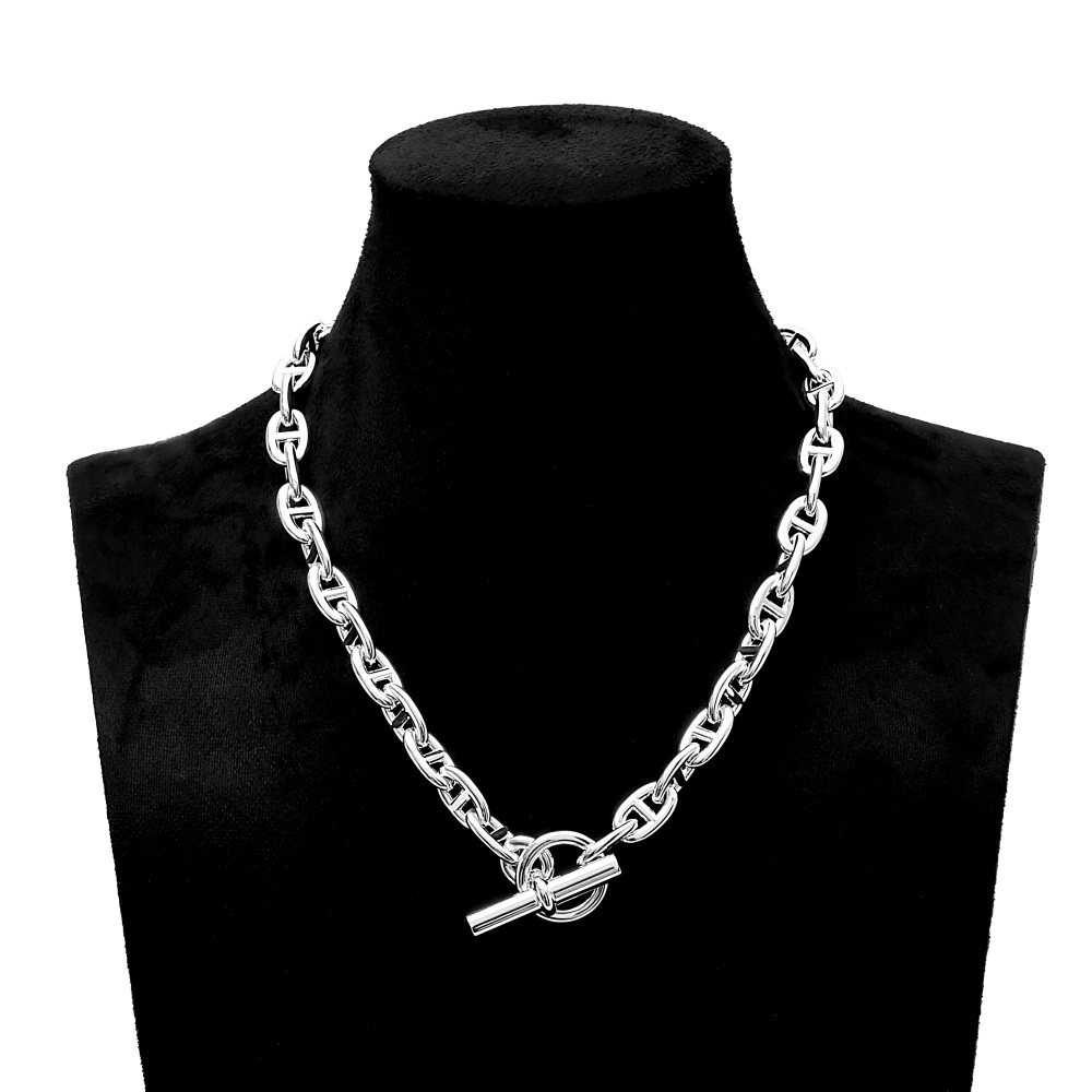 未使用] エルメス シェーヌダンクル MM 40コマ H101262B00 ネックレス