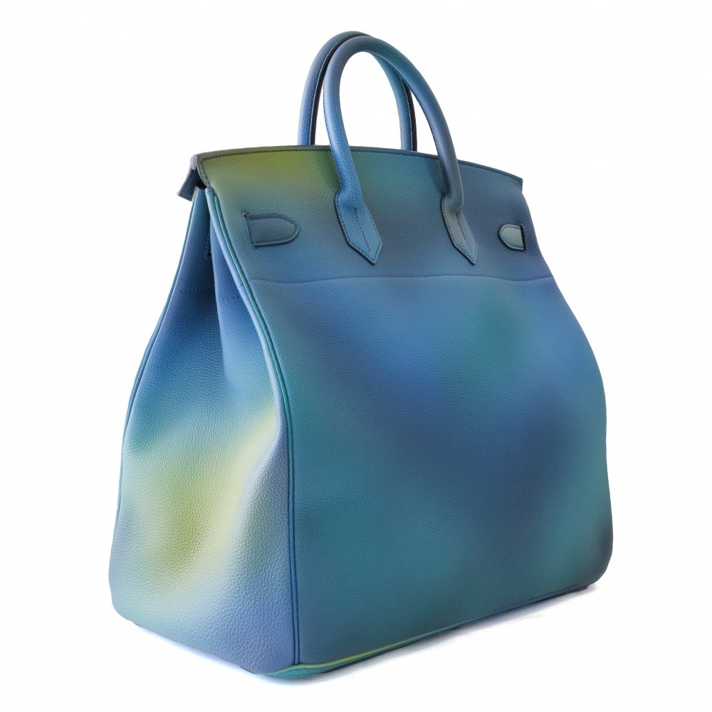 未使用] エルメス オータクロア 40 コスモス トゴ ブルーニュイ