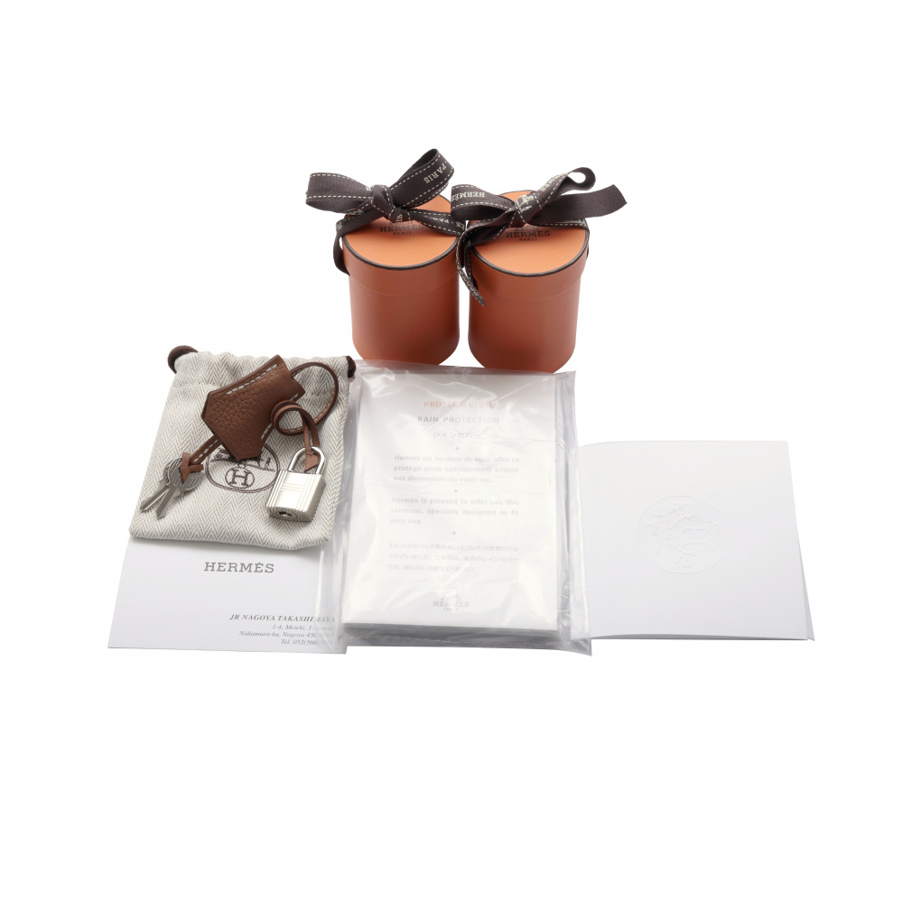 未使用] エルメス バーキン 25 トゴ ゴールド シルバー金具 U