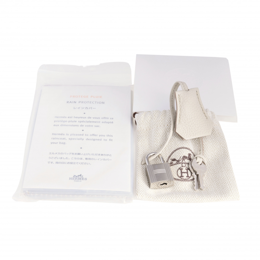 未使用] エルメス バーキン25 トゴ ベトン シルバー金具 U刻印