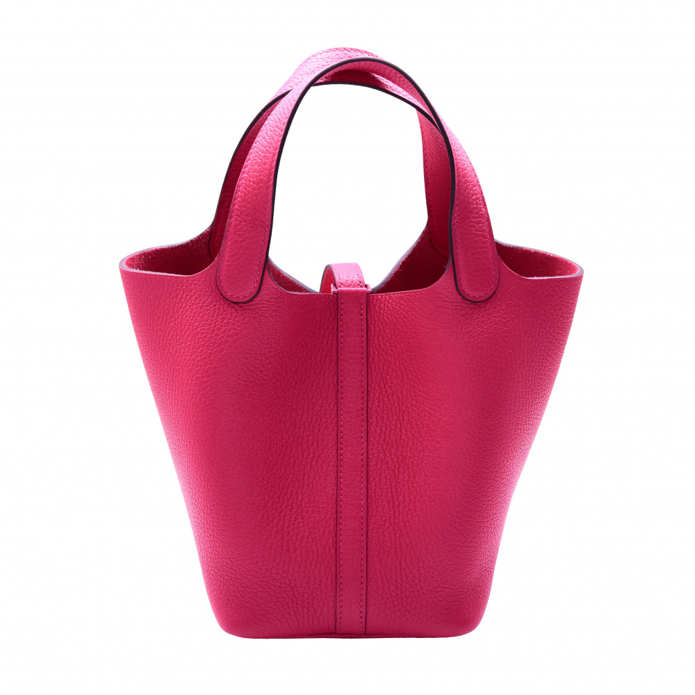 unused] Hermes Monochrome PM Taurillon Clemence Rose Mexico Pink