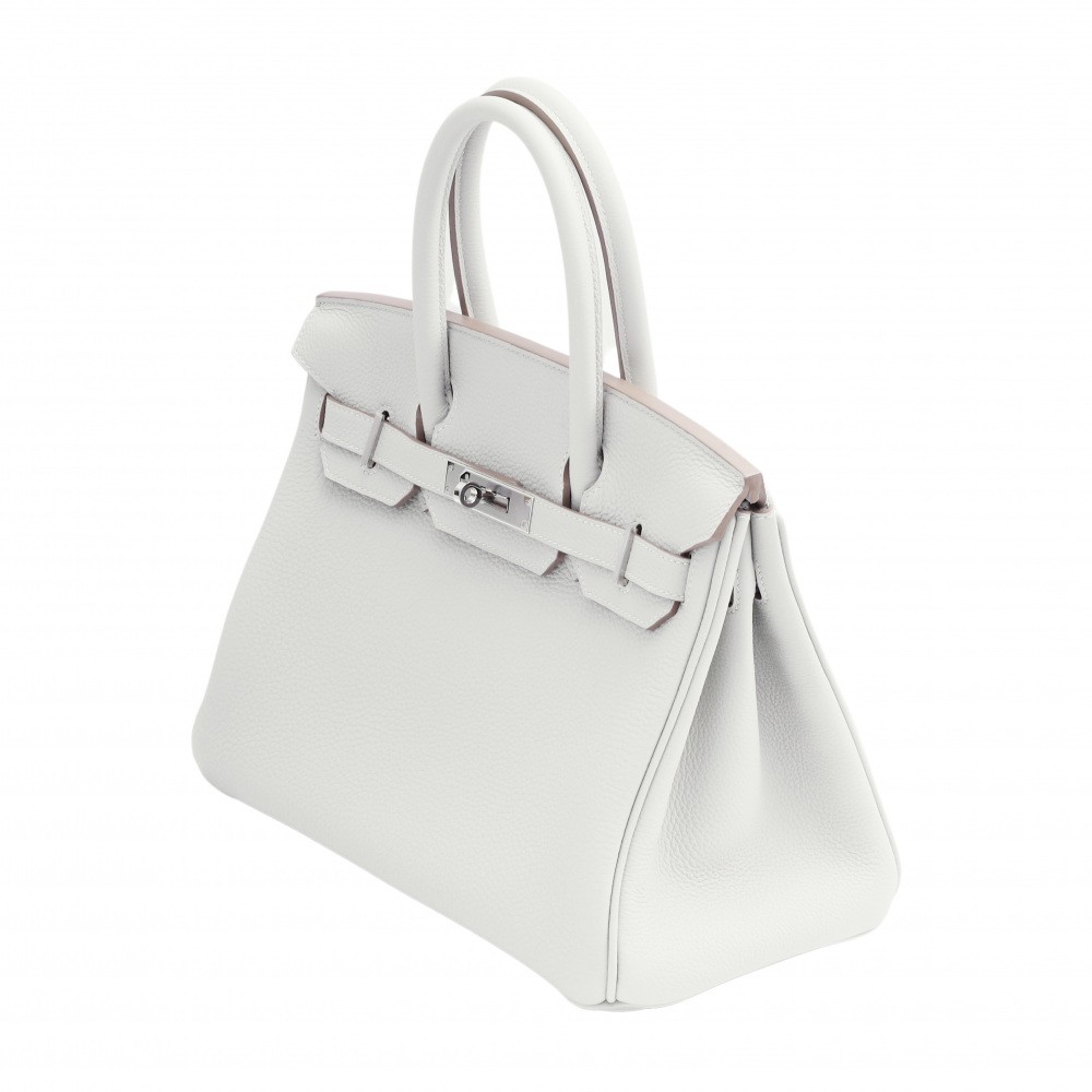 未使用] エルメス バーキン30 トゴ グリスパール シルバー金具 U刻印