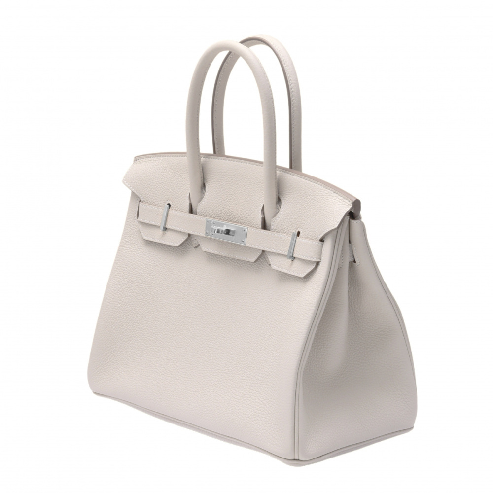 未使用] エルメス バーキン30 トゴ クレ シルバー金具 B刻印