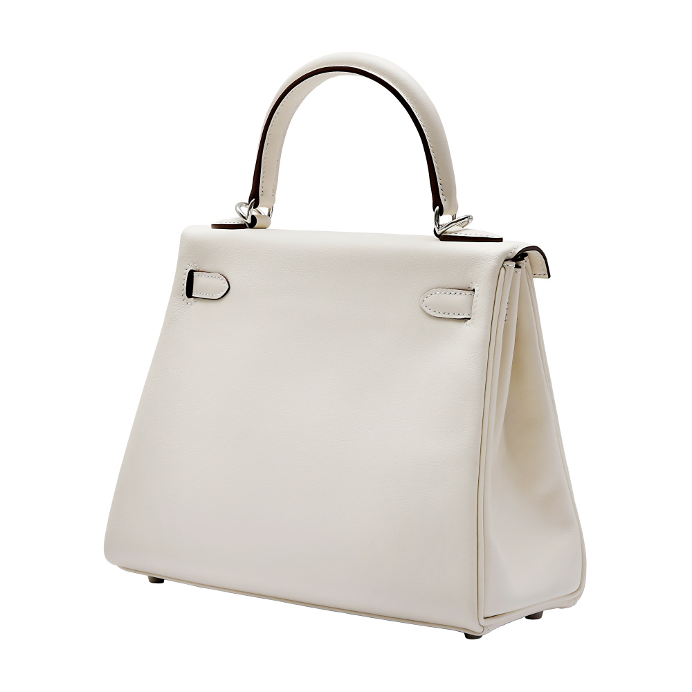 未使用] エルメス ケリー25 スイフト クレ 内縫い シルバー金具 B刻印