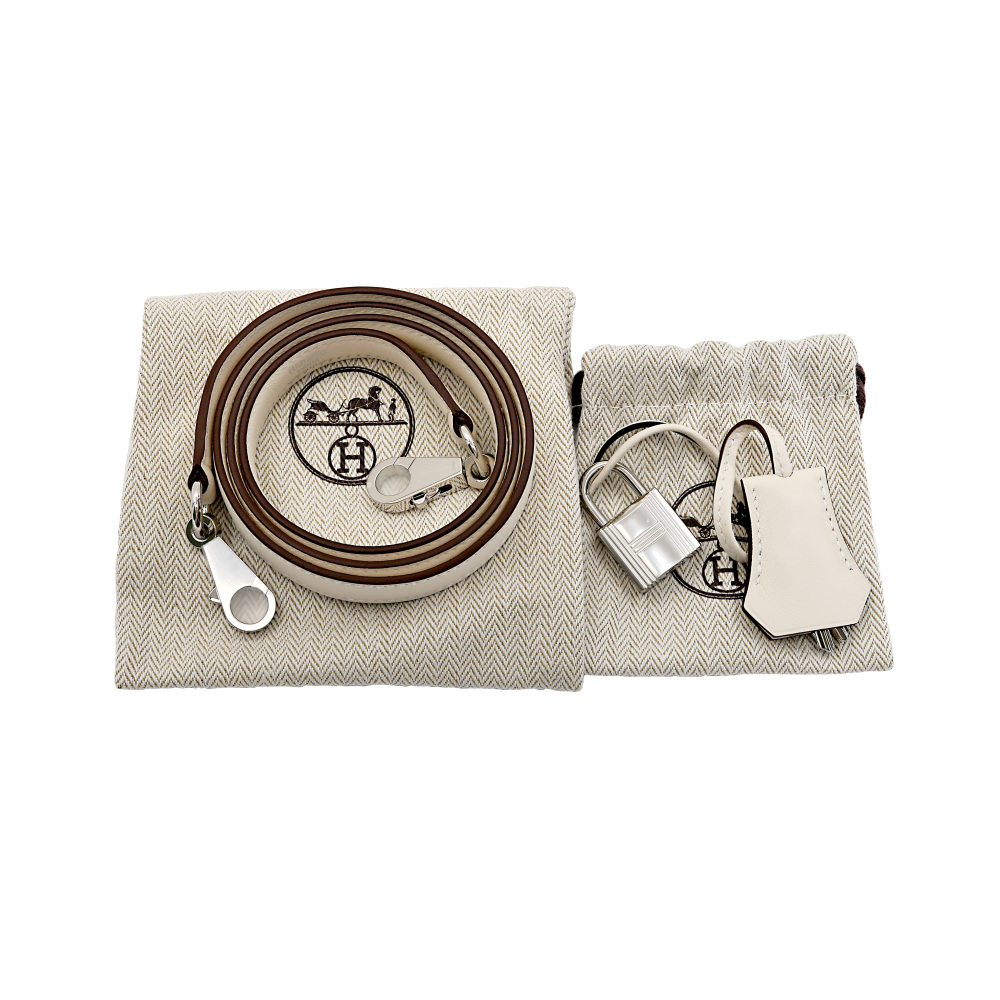 未使用] エルメス ケリー25 スイフト クレ 内縫い シルバー金具 B刻印