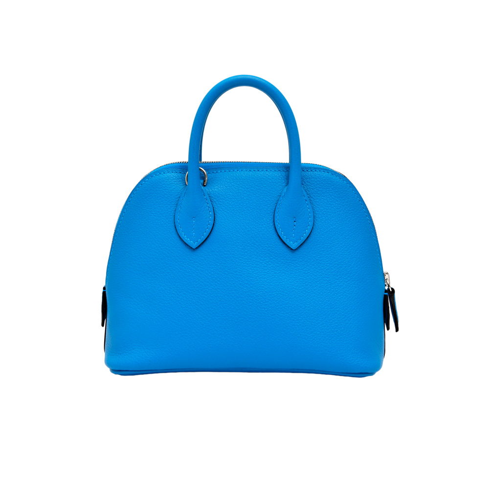 未使用] エルメス ボリード1923 ミニ エヴァーカラー ブルーザンジバル