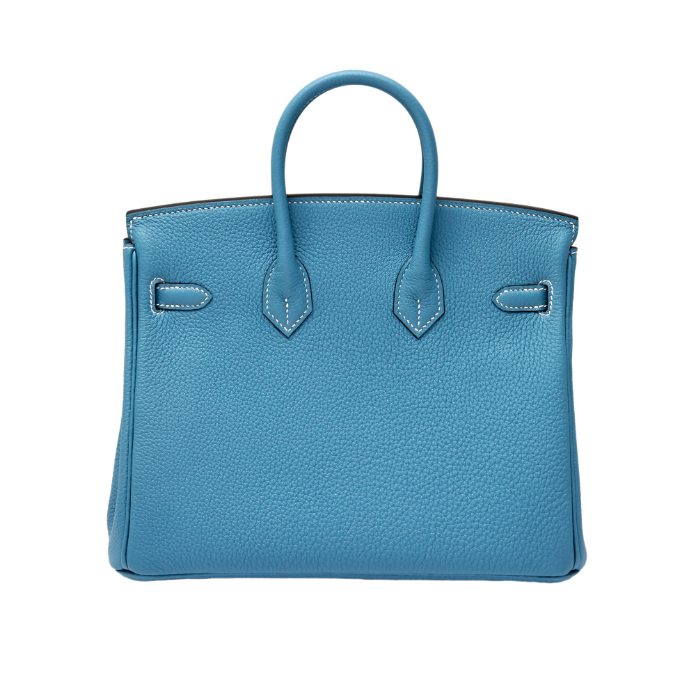 未使用] エルメス バーキン 25 トゴ ニューブルージーン イエロー