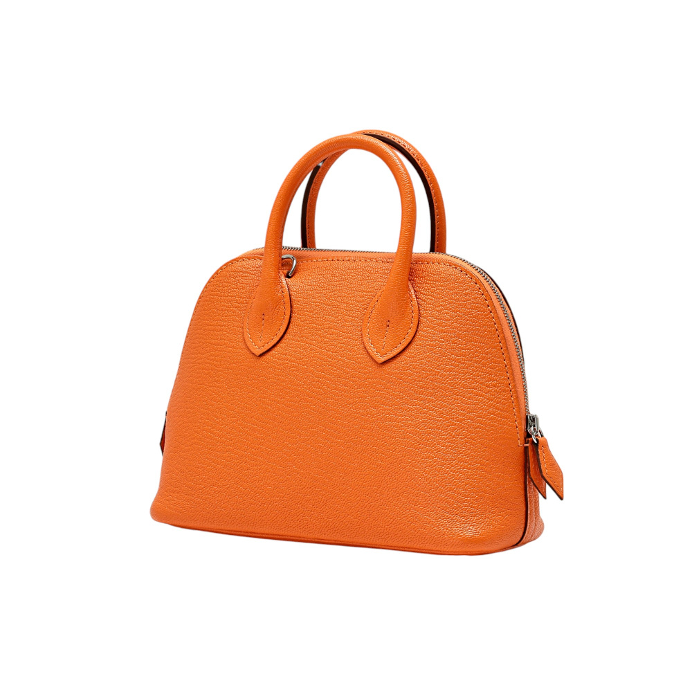 未使用] エルメス ボリード1923 ミニ シェーブル オレンジミニ