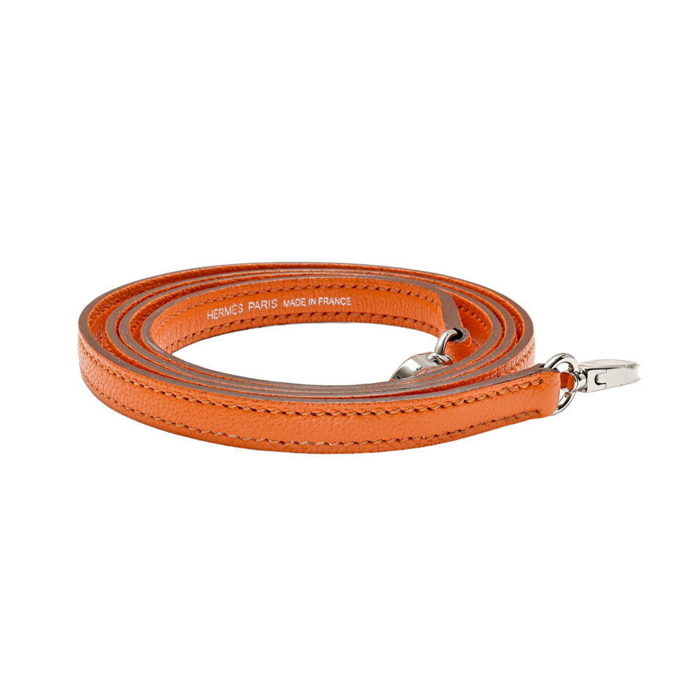 未使用] エルメス ボリード1923 ミニ シェーブル オレンジミニアン