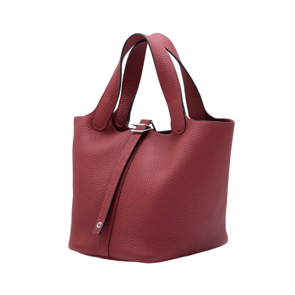 未使用] エルメス ピコタンロックPM トリヨンクレマンス ルージュ