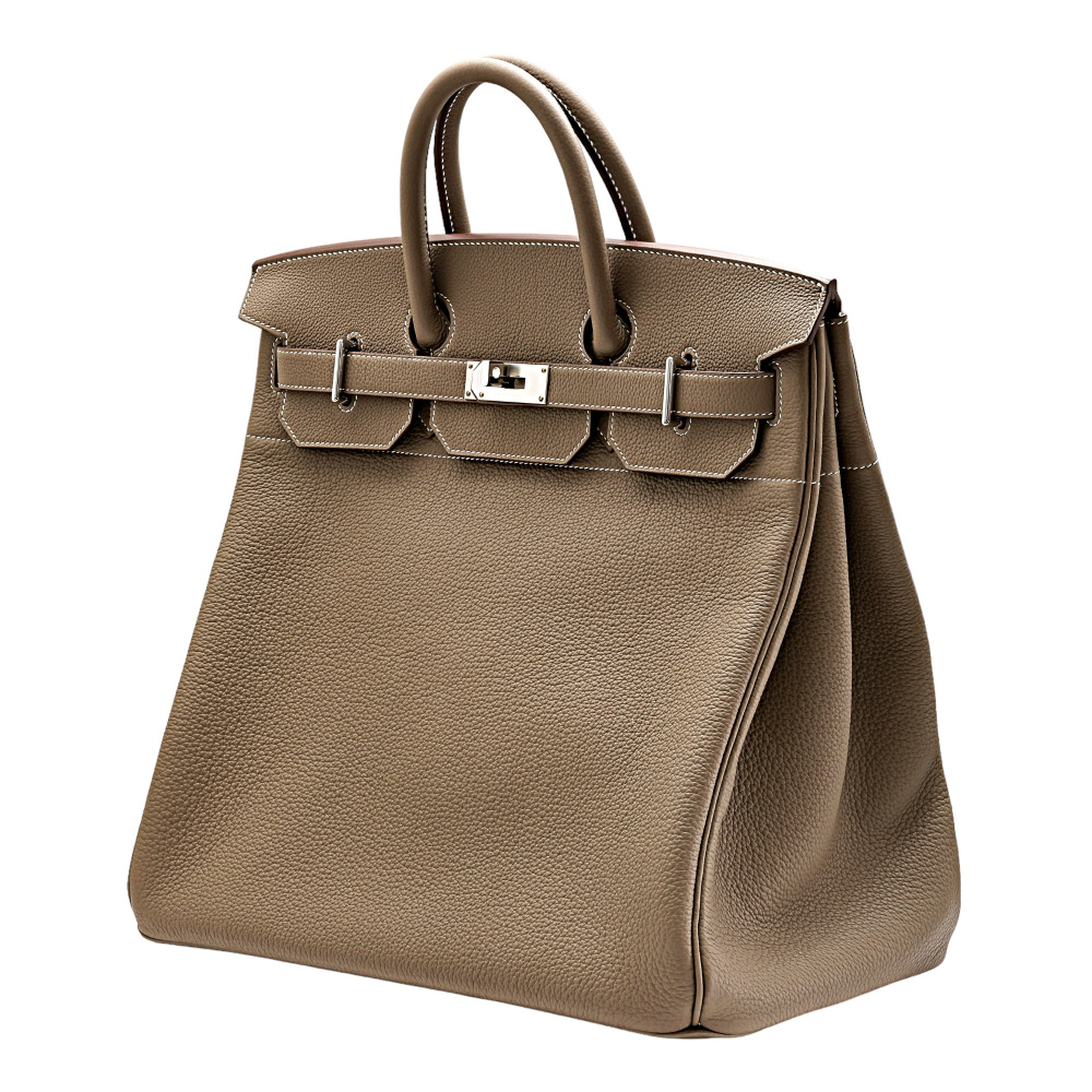 未使用] エルメス オータクロア 40 トゴ エトゥープ シルバー金具 W