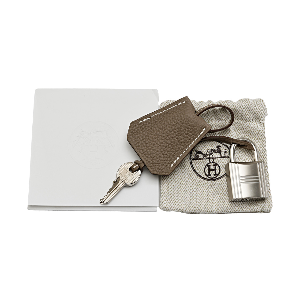 未使用] エルメス オータクロア 40 トゴ エトゥープ シルバー金具 W