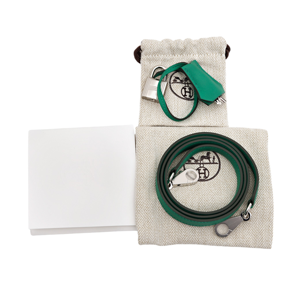 エルメス　ケリー替えベルト　グリーン エルメス ケリー替えベルト グリーン