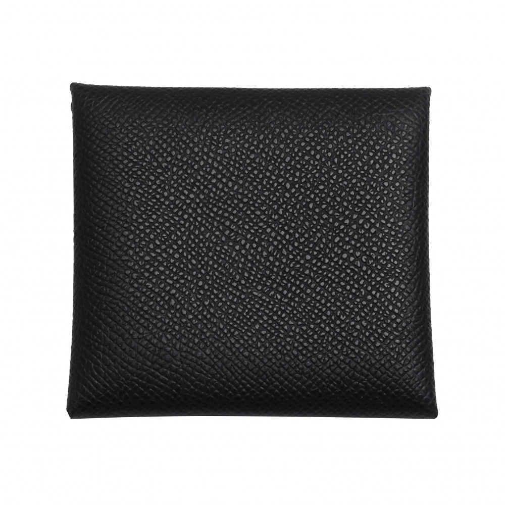 ［新品・未使用品］HERMES バスティア 人気色黒色 エプソン W刻印 未使用] エルメス バスティア エプソン ブラック シルバー金具 W刻印