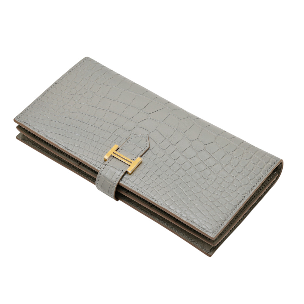エルメス ベアンスフレ アリゲーターマット 長財布 A刻印 楽天市場】【中古】HERMES（エルメス） ベアンスフレ