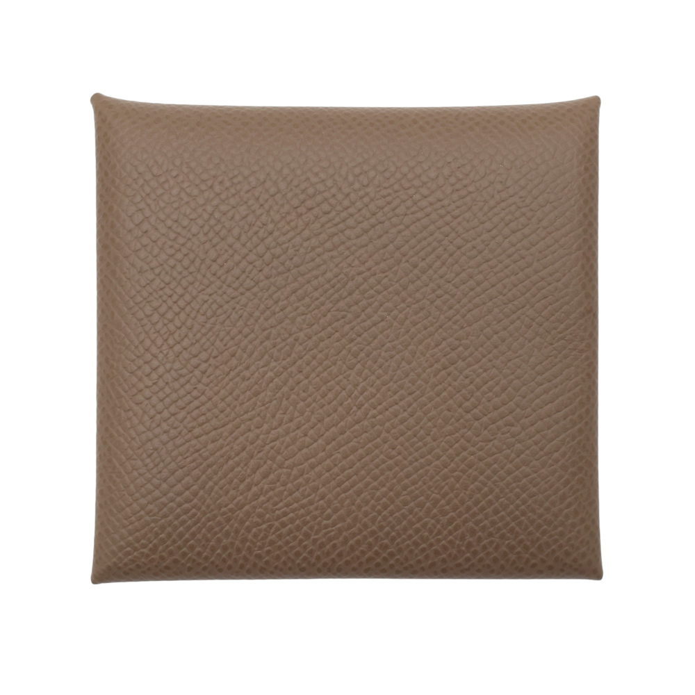 未使用] エルメス バスティア ヴォーエプソン エトゥープ シルバー金具