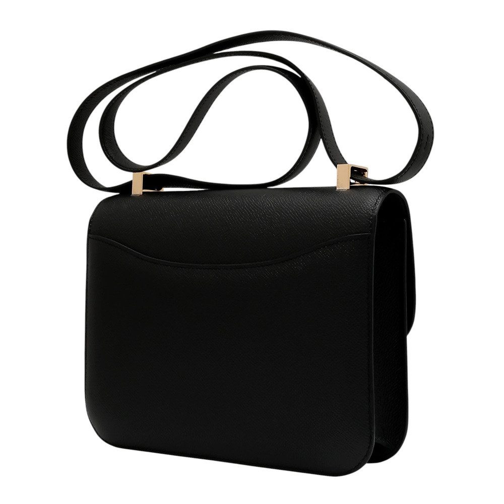未使用品★HERMES エルメス コンスタンス 3ミニ ミロワール ブラック ヴォーエプソン ローズゴールド金具 ショルダーバッグ K刻印 箱・保存袋付き フランス製 レディース Constance エルメス コンスタンス 3 ミニ ミロワール エプソン 黒 1534