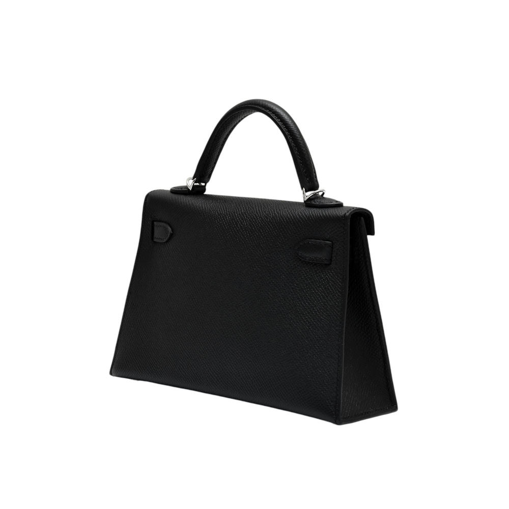 未使用] エルメス ケリー（その他） エプソン ブラック シルバー金具 K