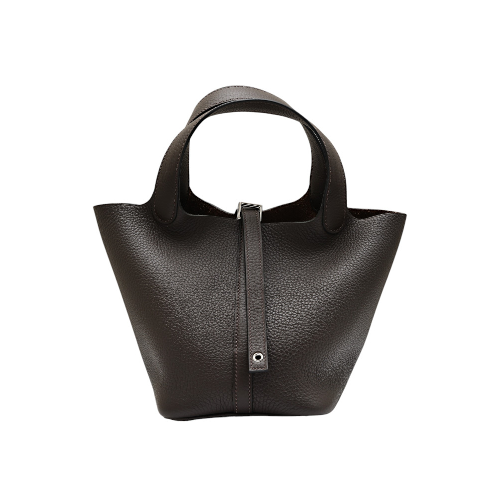 【新品未使用】HERMES ピコタンロック PMサイズ　エベンヌ　K刻印 エルメス ピコタンロック PM エベンヌ トリヨンクレマンス