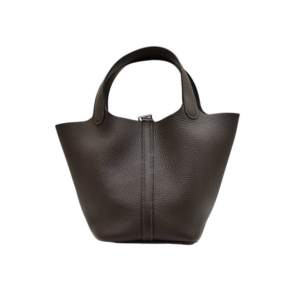 エルメス クリックH PM ブラック シルバー金具 K刻印 エルメス クリックH ブラック/シルバー金具 エナメル ユニ