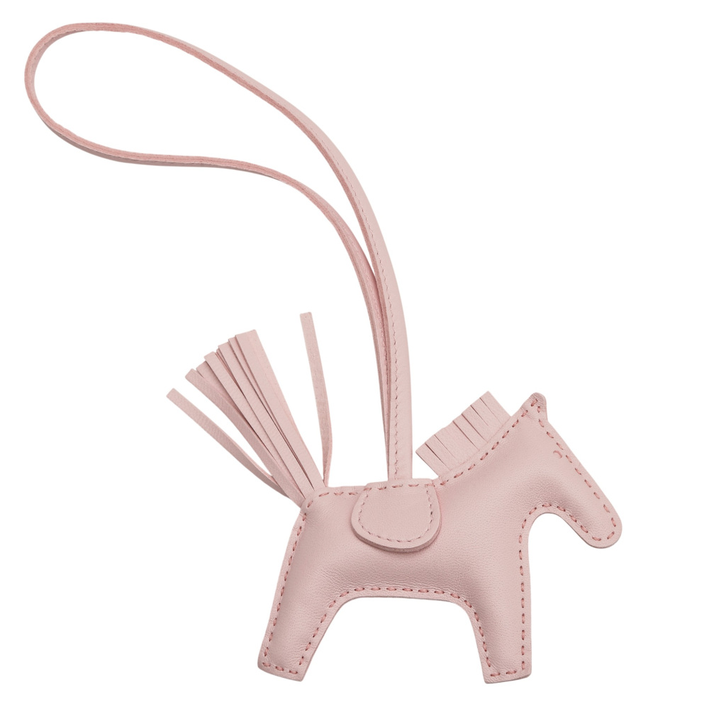 未使用] エルメス ロデオ チャーム PM アニョーミロ ローズダーリン K