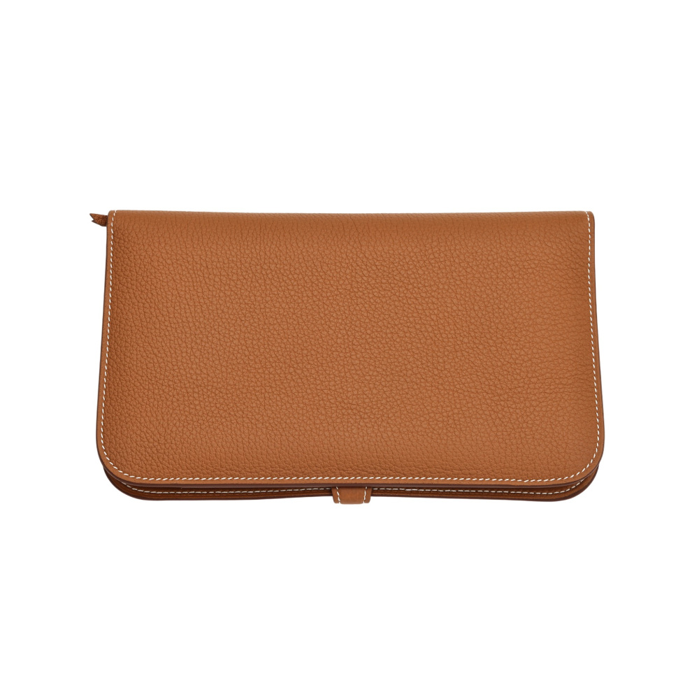 未使用] エルメス ドゴン デュオ トゴ ゴールド シルバー金具 K刻印