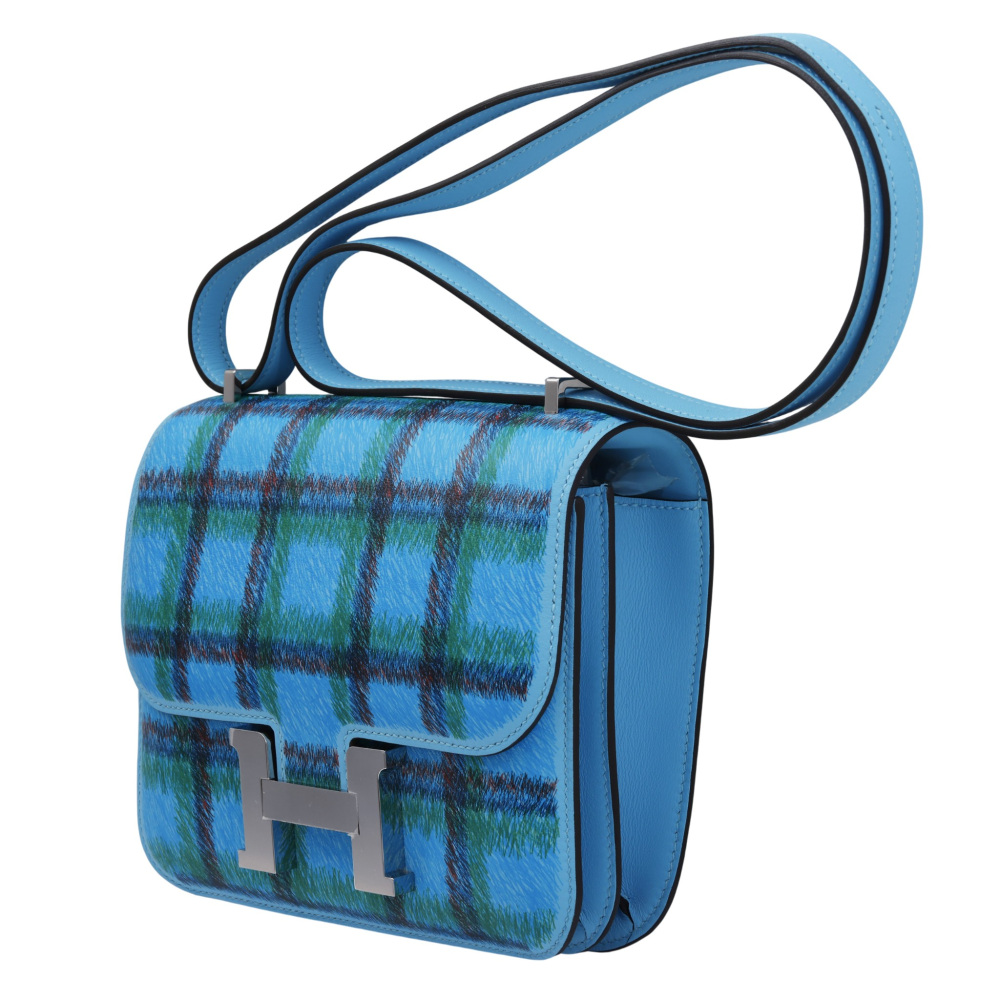 未使用] エルメス コンスタンス ミニ タータンチェック スイフト