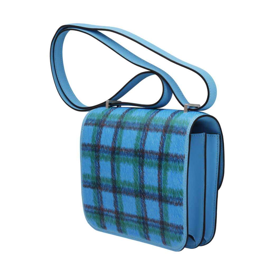 未使用] エルメス コンスタンス ミニ タータンチェック スイフト