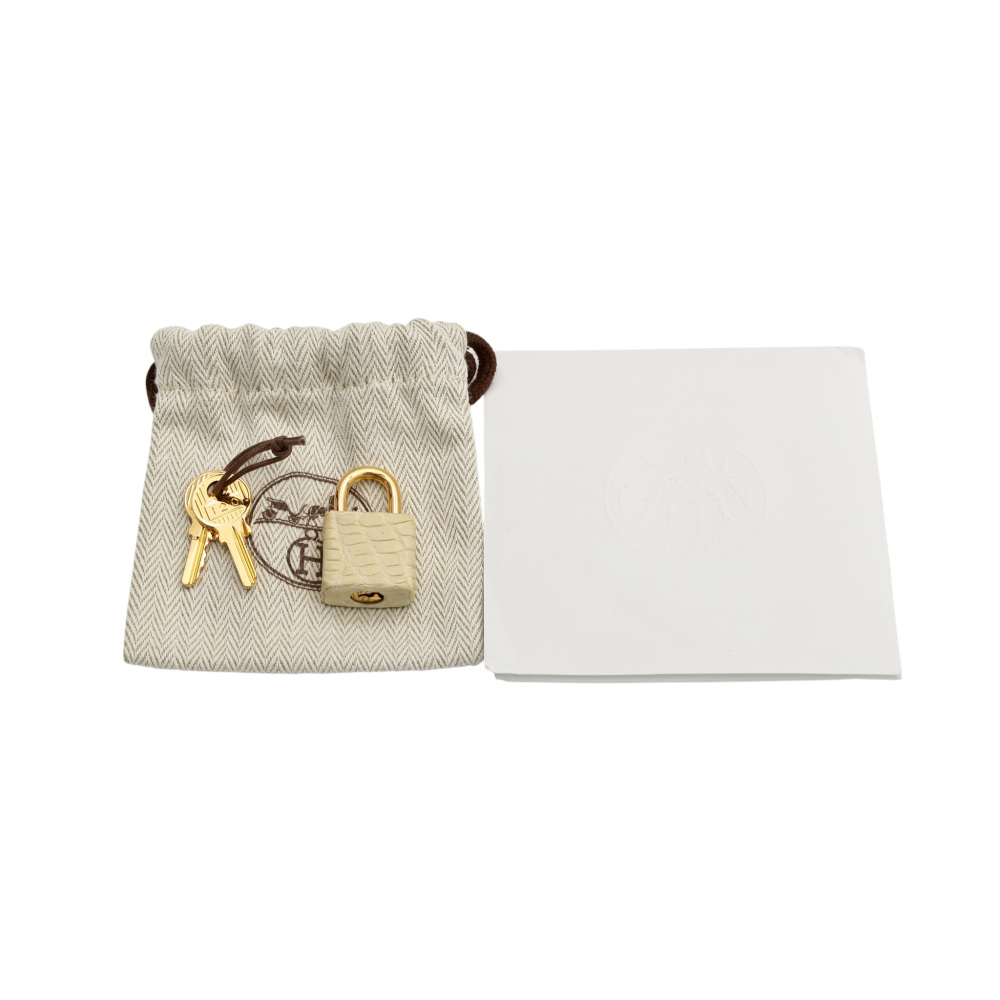 美品] エルメス ピコタンロックPM アリゲーターマット ヴァニラ